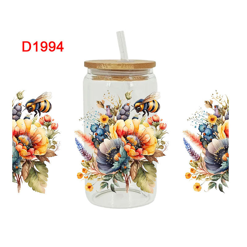 Wholesale 16oz Heat Transfer Printing Cup Sticker